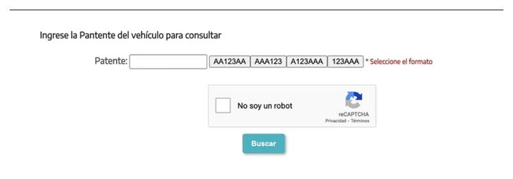 Paso 2 para consultar o cambiar el turno de la VTV en San Martín